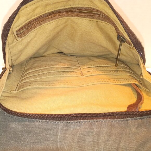 DULUTH Oil Cloth Canvas Sling Bag Messenger Crossbody - Picture 14 of 15